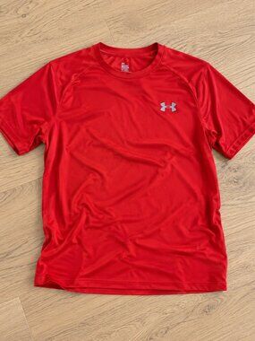 Men's Under Armour Red Performance Athletic T-Shirt – XL